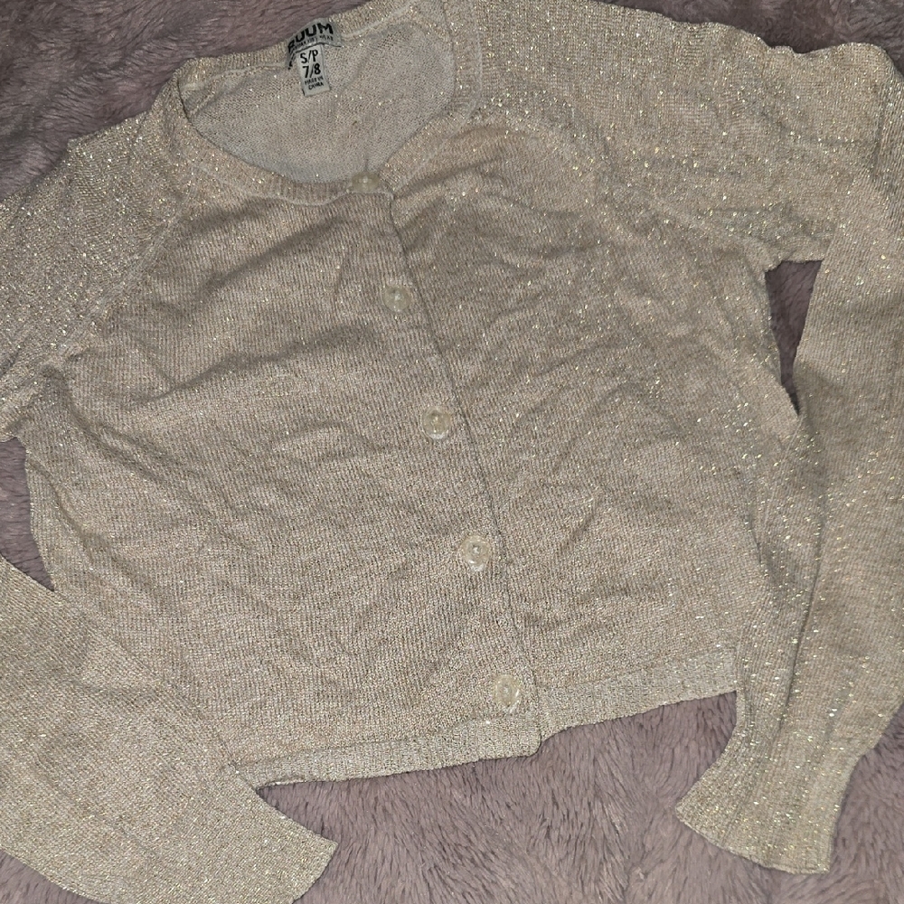 Sparkling Gold Button Down Shirt